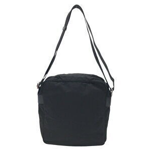 Prada nylon messenger black triangle bag shoulder logo Tessuto